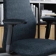 Офісний стілець з підголівником, сірий/чорний IKEA GRÖNFJÄLL 295.139.19 - изображение 6