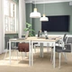 Конференц-крісло, середньо-сірий/білий IKEA LÄKTARE 495.032.50 - изображение 12