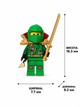 Велика колекційна фігурка зеленого ніндзя Ллойда з Lego Ninjago. Aivory - изображение 2