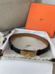 Жіночий ремінь HERMES Kelly натуральна шкіра. Чорний - зображення 6