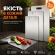 Обробна кухонна дошка з нержавіючої сталі набір 3 шт, металеві кухонні дошки - зображення 4