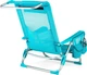 Пляжне крісло Outtec 2 в 1 з функцією шезлонга Sun Flex Бірюзове 186214 (5905884421765) - зображення 2