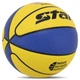 М'яч баскетбольний PU №6 STAR 3ON3 (PU, бутил, жовтий-синій) (BB4136C_Жовтий-синій) - зображення 2