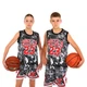 Форма баскетбольная детская NBA клуб Chicago Bulls 23 BA-6644 Черный-белый M рост 122-128 - изображение 2