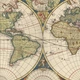 Интерьерная картина Древняя карта Земли 1658, Earth Ancient Map, интерьерный декор, 60×75 см (id3038) - изображение 3