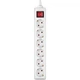 Мережевий фільтр живлення REAL-EL RS-6 Protect M 5m, white (EL122300035) - зображення 2