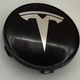 Колпачки с логотипом Tesla 68 мм 62 мм черные заглушки в диск тесла - изображение 3