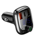 FM-трансмиттер Baseus T Shaped S-13 Bluetooth MP3 плеер с быстрой зарядкой для автомобиля и громкой связи - изображение 4