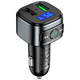 FM трансмиттер Hoco E67 Fighter Bluetooth для автомобиля с быстрой зарядкой QC3.0 и двумя USB портами - изображение 1