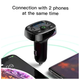 FM-трансмиттер Baseus T Shaped S-09A Bluetooth MP3 плеер для автомобиля с зарядкой и функцией Hands-Free - изображение 8