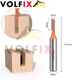 Фреза пряма пазова VOLFIX D4 h13 d8 ((FZ-10) D4 h13 d8) - изображение 2