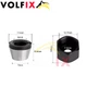 Зажимна цанга (втулка) VOLFIX з гайкою для фрез на 6 мм (VT-01) (VT-01 6мм) - зображення 2