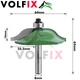 Фреза фігірейна горизонтальна для виготовлення фільонки VOLFIX GRAND FZ-120-950 d8 (FZ-120-950 d8) - изображение 2