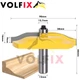 Комплект фрез №9 VOLFIX з 3-х фрез для мебельної обв'язки з фільонкою (FZ-120-900 + FZ-120-953 d12) - зображення 11
