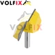 Фреза полегшена погружна пазова пряма VOLFIX FZ-120-410 d8 D57 h15 (FZ 120-410 d8) - зображення 7