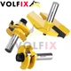 Комплект фрез №9 VOLFIX з 3-х фрез для мебельної обв'язки з фільонкою (FZ-120-900 + FZ-120-953 d12) - зображення 7