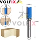 Фреза обкаточна пряма з верхнім підшипником VOLFIX FZ-120-493 d8 (FZ-120-493 d8) - изображение 2