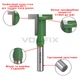Фреза Т-образна пазова VOLFIX FZ-120-362 D28 h6 d8 (FZ-120-362 D28 h6 d8) - зображення 5