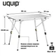 Туристический стол Uquip Variety M Grey (244112) Uquip 244112 1065970 - изображение 6