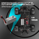 Радіокерована машинка KFPLAN KF10 Brushless 1:10 4WD, RC джип до 50 км/год, безщіткова машинка, позашляховик 4x4 на пульті, професійна модель - зображення 7