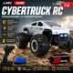 Машинка на радіокеруванні Tesla Cybertruck JJRC Q208 RC-джип машинка з пультом джип для дітей з LED-підсвіткою - зображення 8