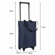 Сумка хозяйственная на колесах Shopping Bag 32 х 15 х 40 см (R32864) Темно-синий - изображение 10