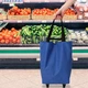 Сумка хозяйственная на колесах Shopping Bag 32 х 15 х 40 см (R32864) Синий - изображение 3