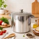 Кастрюля с капсульным дном A-PLUS 15.7 л Нержавеющая сталь - изображение 4