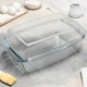 Форма із кришкою для запікання A-PLUS скляна прямокутна 3.0 л (4006) - зображення 4