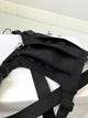 Нагрудная сумка 6020 TOYU BAG черная c цепочкой - изображение 6