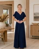 Нарядное синее платье макси FashionYouWant XL/XXL синий 43372531 - изображение 1