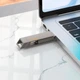 USB Flash Drive 64Gb HOCO UD15 USB+TC 3.2 (exFAT/FAT32) Серая - изображение 5