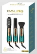 Фен-щітка DALING DL-3027 1400W стайлер для волосся щітка-фен для сушіння вирівнювання завивки створення об'єму гаряча щітка для всіх типів волосся компактна - изображение 3