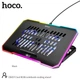 Куллер для Ноутбука HOCO Cool RGB notebook cooling stand DH19 |360x255x28mm, 17", 2usb, 10 RGB Modes| 4945625 - изображение 1