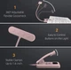 Лампа для читання книг, BookLight, 12 Led, рожева - зображення 2