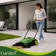 Ручная подметальная машина Gardlov Nexo 68 см контейнер 24 л 3 щетки для двора и тротуаров 27465 - изображение 7