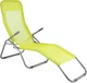 Leżak ogrodowy/plażowy grawitacyjny Outtec Aero Limonkowy 110213 (5907766662648) - obraz 1