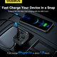 FM-трансмиттер Baseus S-09 Lite черный для автомобиля с Bluetooth и быстрой зарядкой USB Type-C - изображение 8