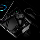 FM-трансмітер Hoco E88 Star Bluetooth для автомобіля зі швидким заряджанням 35W два USB Type-C чорний - зображення 5
