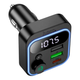 FM-трансмітер Hoco E85 Tiger Bluetooth адаптер для автомобілів зі швидким заряджанням 20 Вт і функцією гучного зв'язку - зображення 5