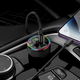 FM-трансмітер Hoco E82 Guerrero Bluetooth для автомобіля зі швидким заряджанням 30 Вт USB Type-C і USB Type-A - зображення 7