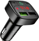 FM-трансмиттер Hoco E59 Promise QC3.0 автомобильный Bluetooth модулятор с быстрой зарядкой для подключения музыки и зарядки устройств - изображение 8