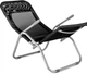 Leżak ogrodowy/plażowy grawitacyjny Outtec Aero Czarny 184417 (5905884420409) - obraz 4