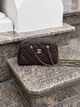 Элегантная женская кожаная сумка Chanel коричневая (97021) - изображение 1