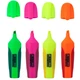 Набор маркеров Buromax highlighter pen, NEON, chisel tip, SET 4 colors - изображение 1