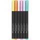 Фломастеры Faber-Castell кисточки Black Edition Pastel пастельных цветов, 6 цветов - изображение 3