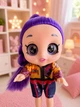 Набор музыкальных кукол K-POP Huntrix 3 шт. по 26 см, поют, 5D-глаза, синие котики в комплекте - изображение 5