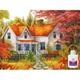 Алмазна мозаїка на підрамнику ColorArt Осінній пейзаж 30x40 STP438 + Подарунок лак для покриття - изображение 1