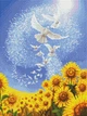Алмазна мозаїка ColorArt 30х40см Голуби миру ST483 - изображение 2