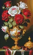 Алмазна мозаїка на підрамнику ColorArt 30x50 Троянди у вазі + голограмні алмазики TPP911 + Подарунок лак для покриття - изображение 2